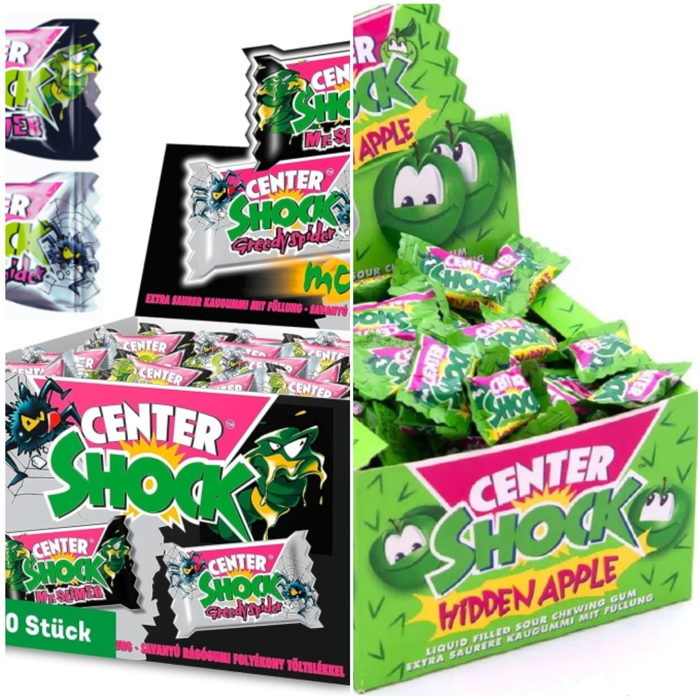 Жев.резинка Center Shock Monster Mix (Spider)  4гр