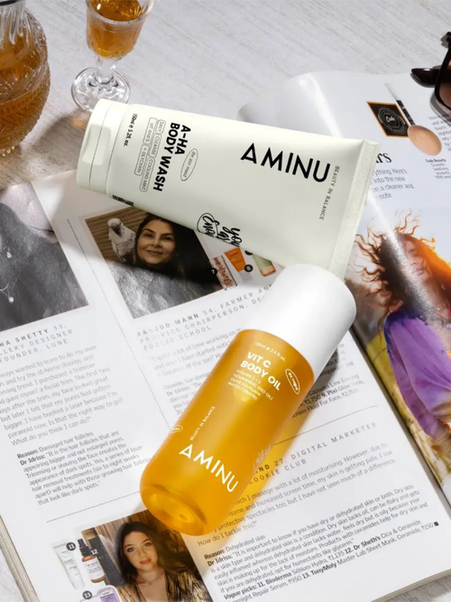 AMINU VIT C BODY OIL - масло для тела с витамином С, 100 мл