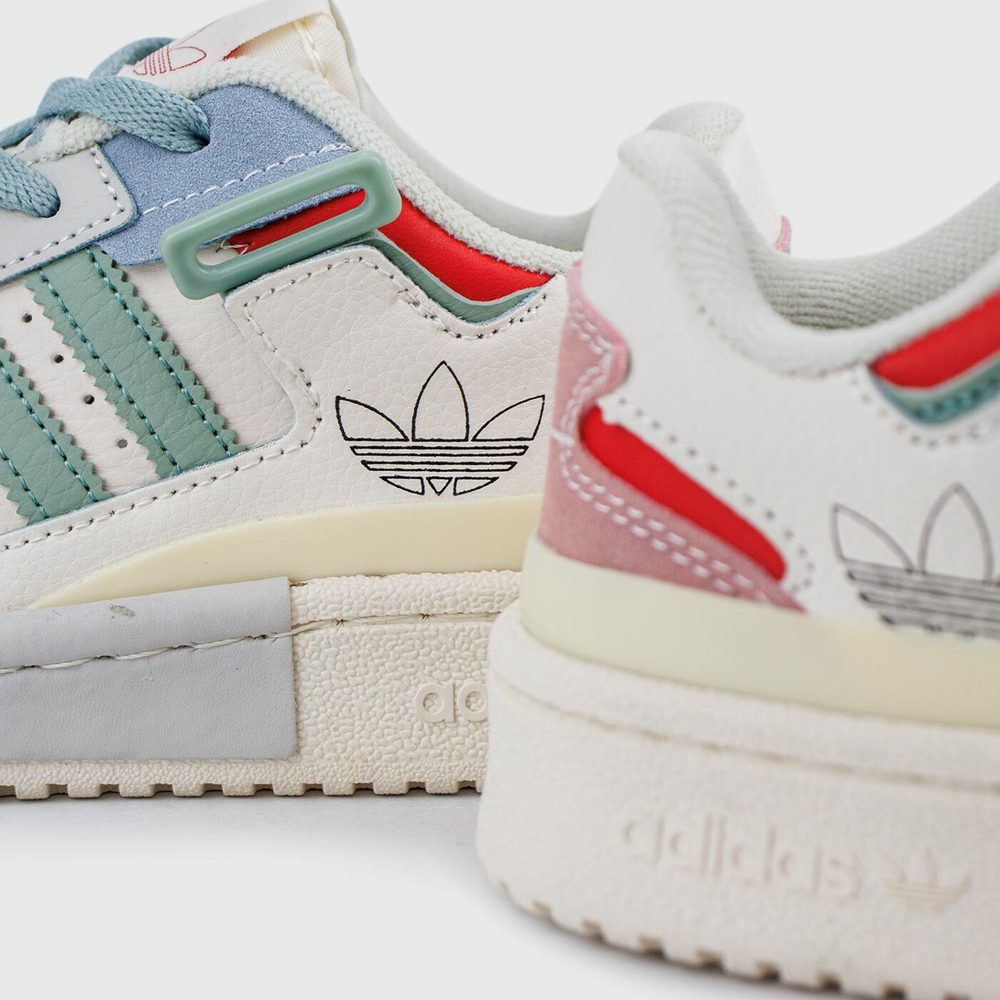 Кроссовки Adidas Forum Low Wmns White / Colors