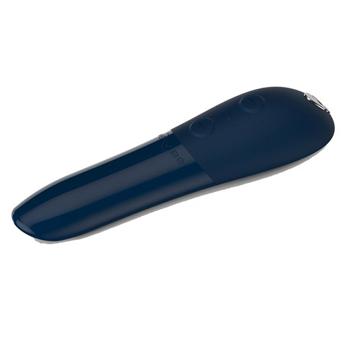 Синяя водонепроницаемая вибропуля 10см We-Vibe Tango X Midnight Blue SNTTSG6