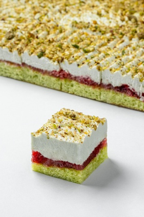 Торт Птифур "Фисташка-малина" 2400гр/70порц