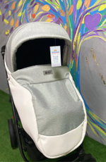 Коляска  PACCO (2 в 1) (RIKO BASIC) 05 Grey Fox (серый-белый)