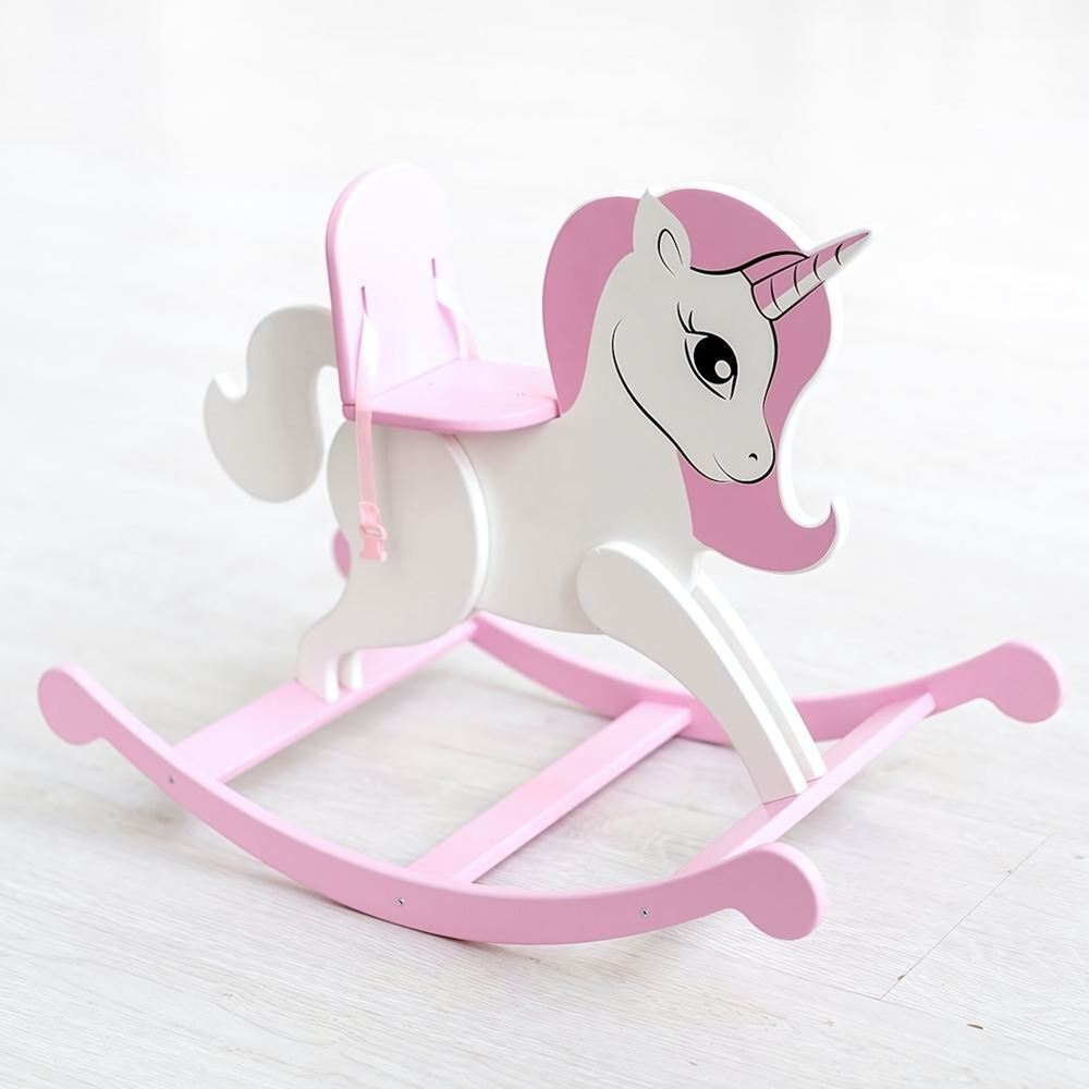 Качалка для кукол Единорог "Shining Crown", цвет розовое облако Манюня (Лидер)