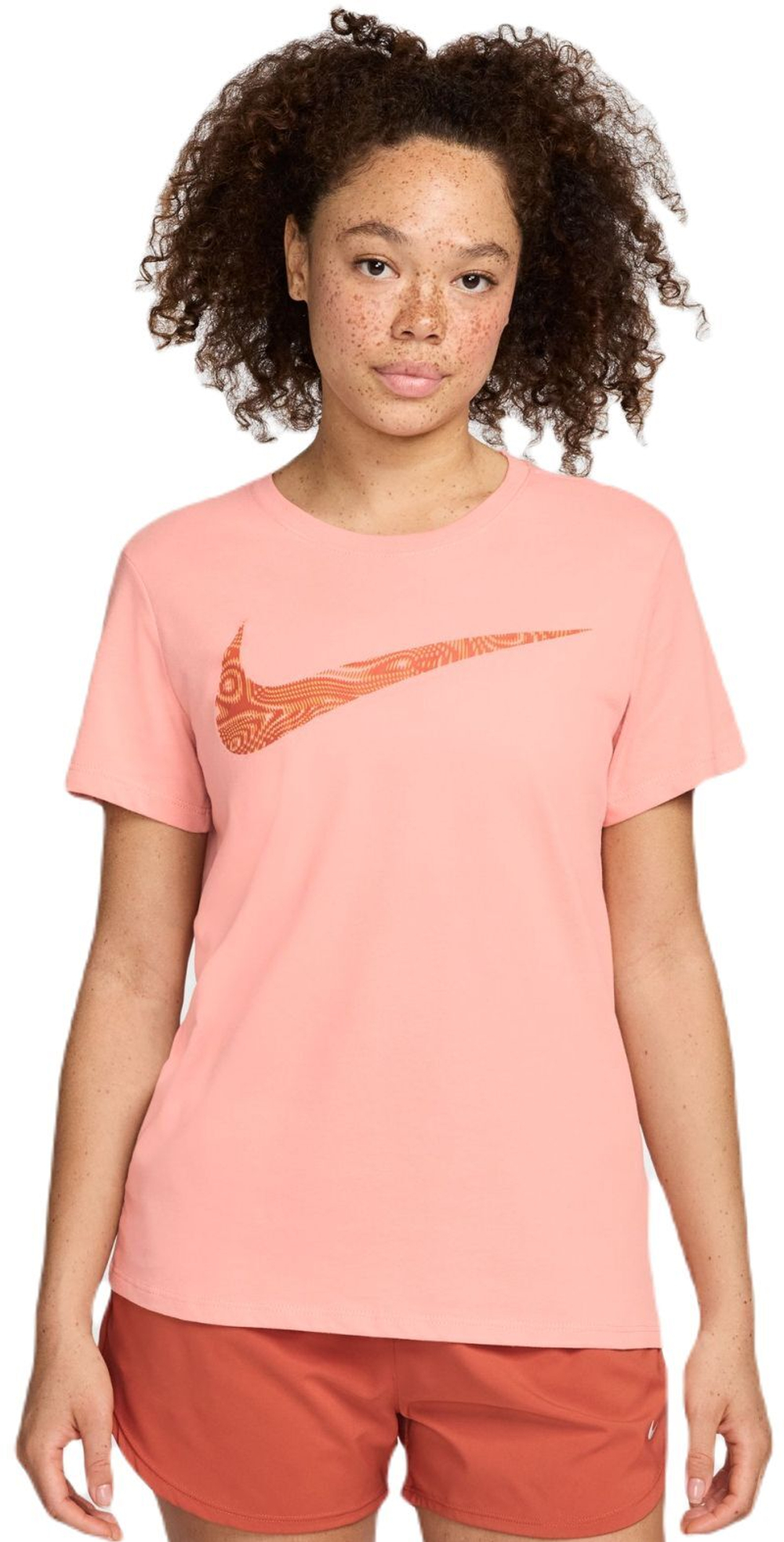 Nike dri fit pink top cheap