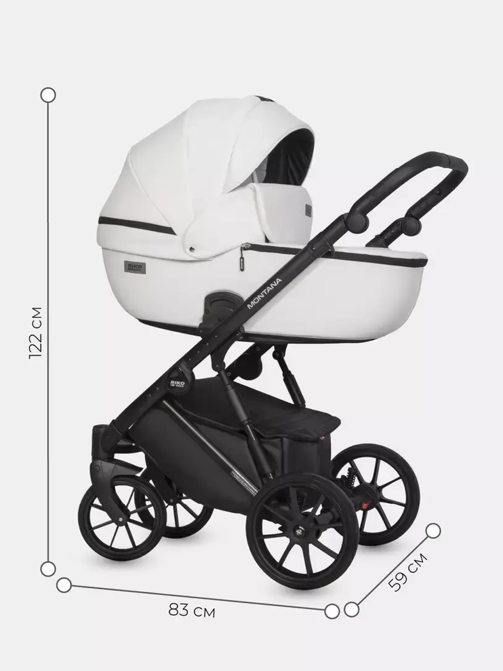 Коляска MONTANA ECCO (2 в 1) (RIKO BASIC)