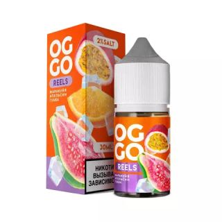 Купить OGGO Reels Ice salt 30 мл - Маракуйя Апельсин Гуава (20 мг)