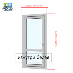 Пластиковая дверь входная KBE