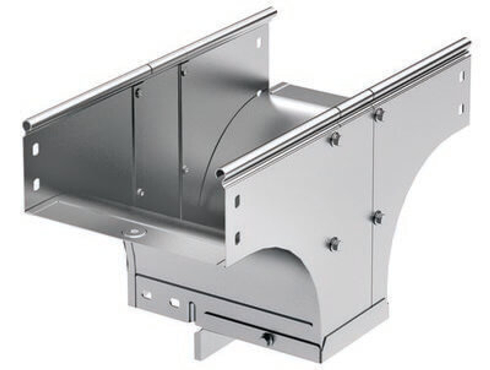 Ответвитель TDSR Т-обр. вертикальный переходник 400/300, в комплекте с крепежными элементами необходимыми для монтажа,горячеоцинкованный