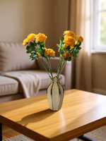 Искусственные цветы, желтые подсолнухи / Высота 44 см. 9 стебелей 9 бутонов/