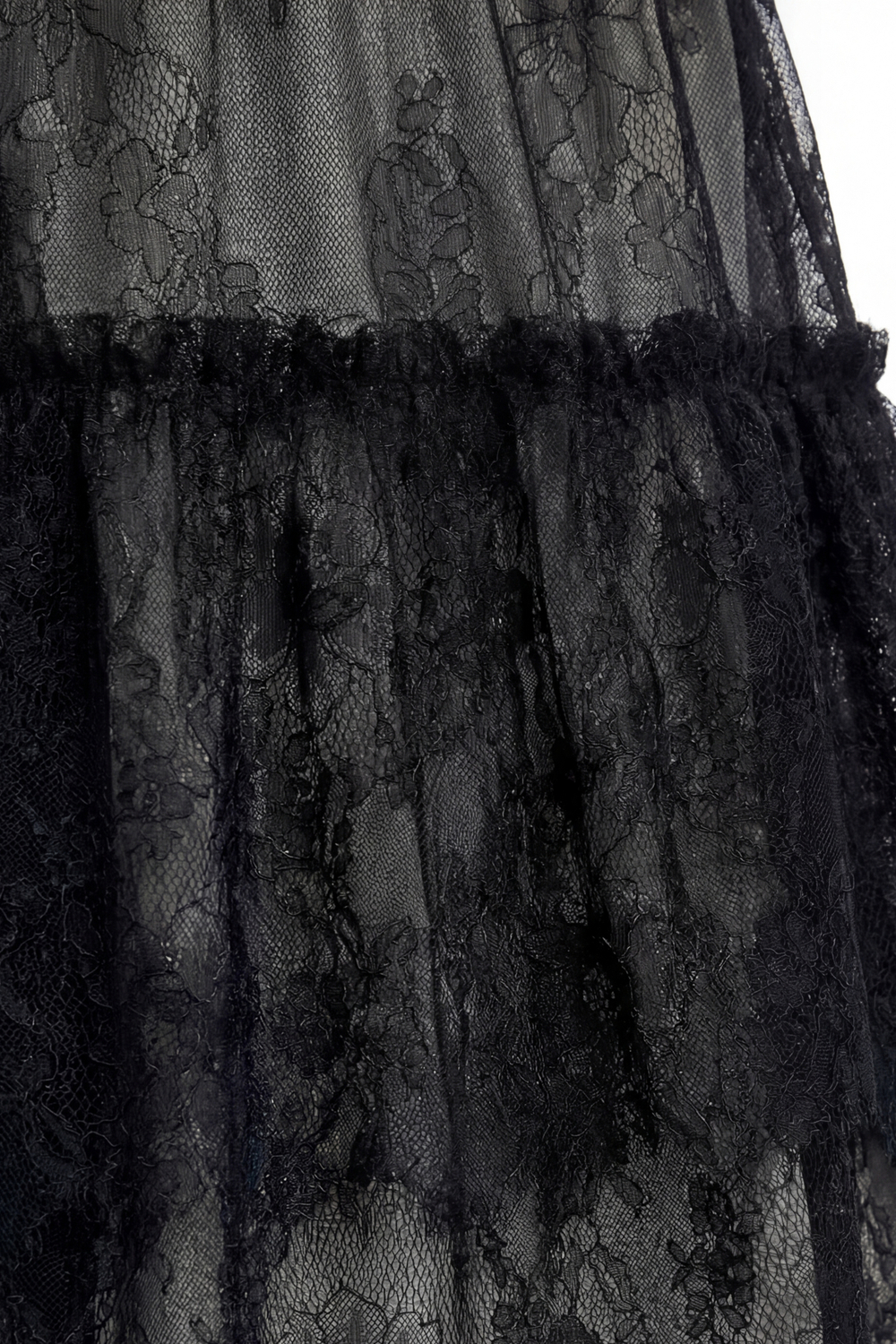 “Doll skirt” Юбка с воланами из кружева.