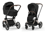 Коляска Cybex Priam IV Rosegold complete Cloud G Lava Grey Base G 3 в 1 Sepia Black