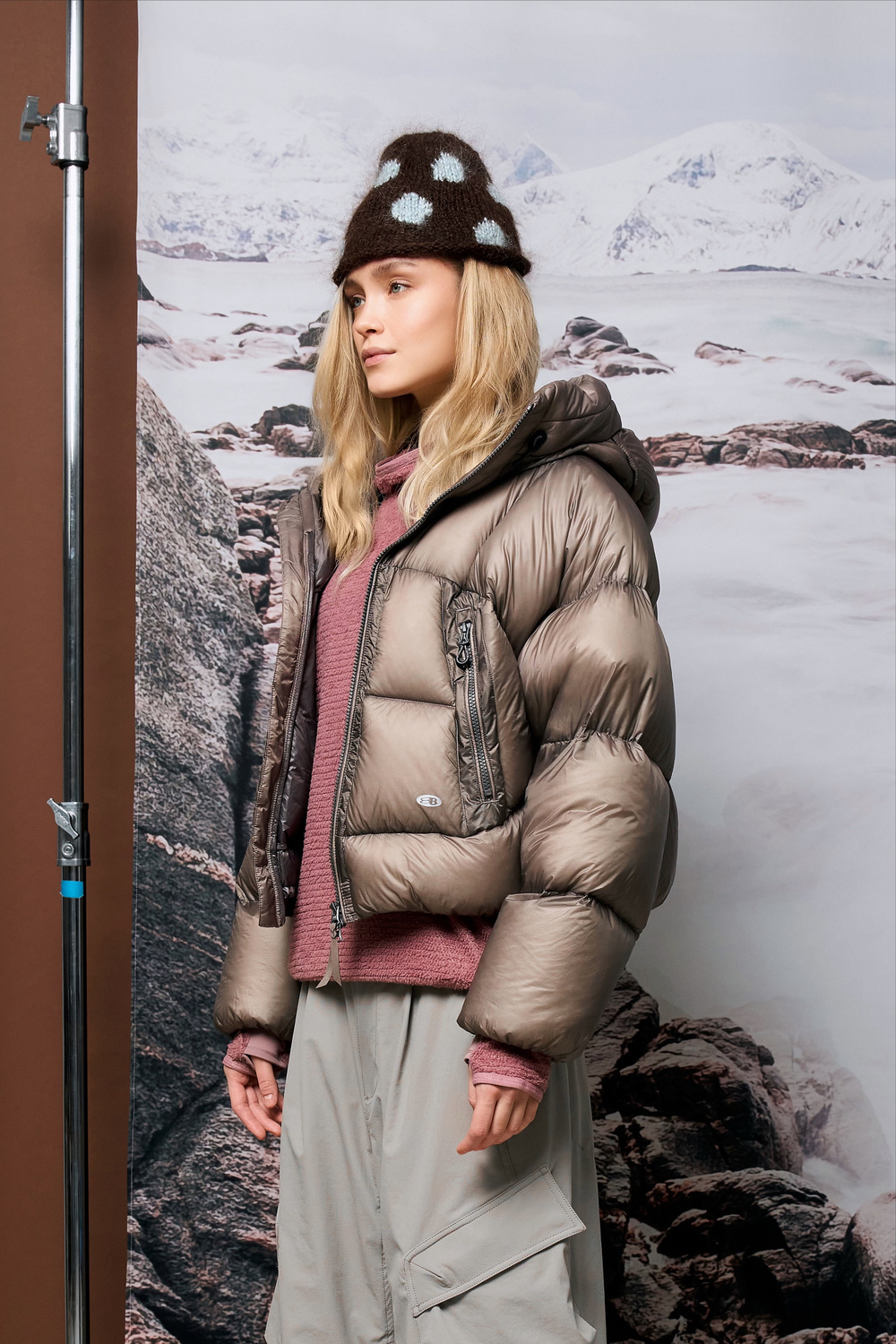 Куртка Nothomme Blue Monte Women’s Large Down Jacket "Ash Purple"