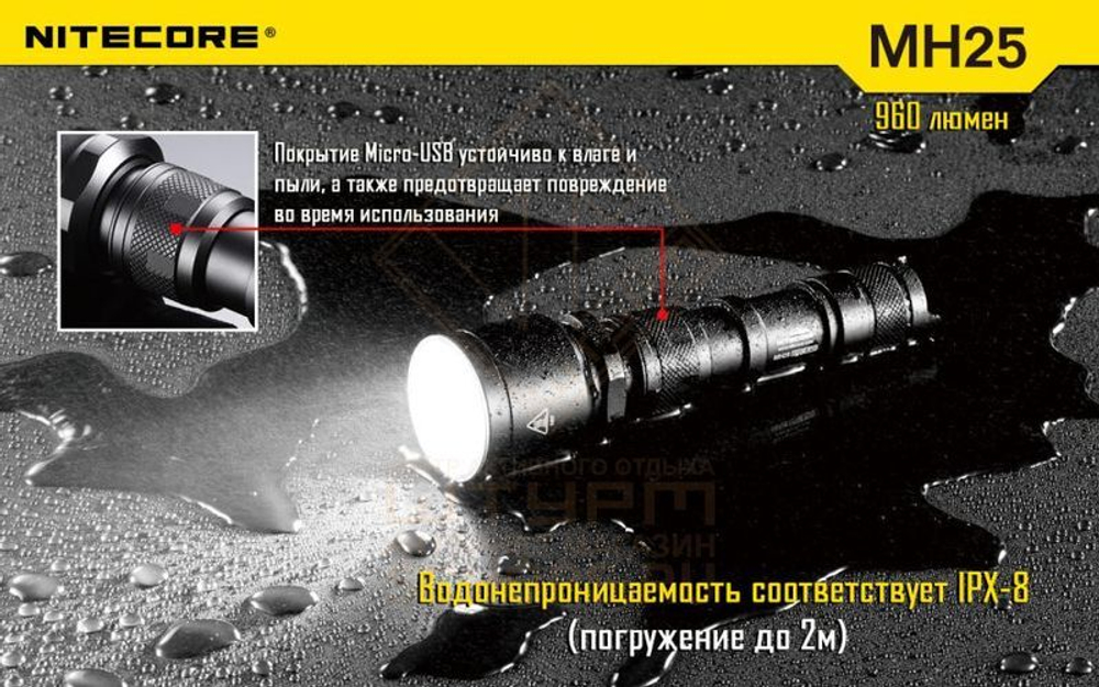Фонарь Nitecore MH25