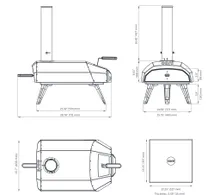 Дровяная печь для пиццы Ooni Karu 12 (на 1 пиццу)