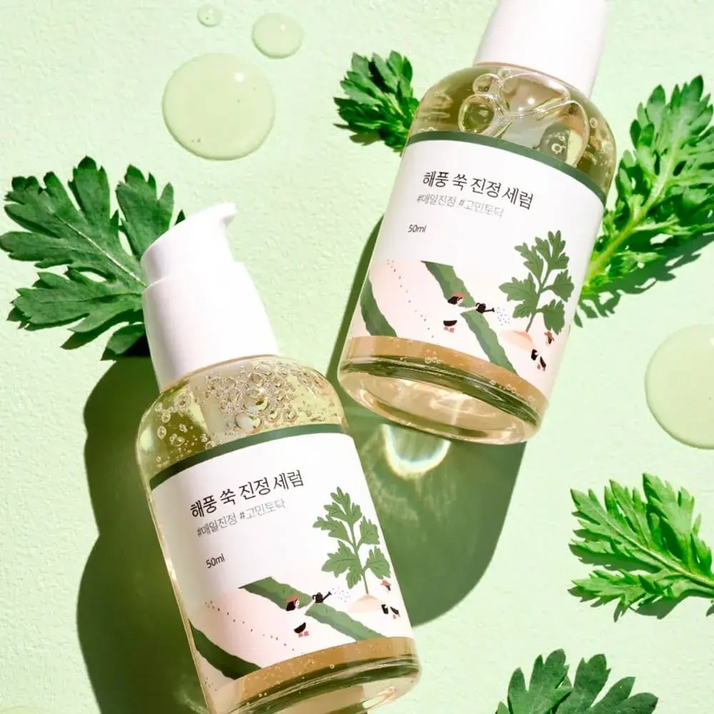 ROUND LAB Mugwort Calming Serum 50ml,Успокаивающая сыворотка с экстрактом полыни 50 мл