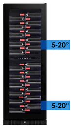 Шкаф винный Temptech Copenhagen CPRO1800DRB-24