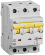 KARAT Автоматический выключатель ВА47-60M 3P C 50А 6кА IEK