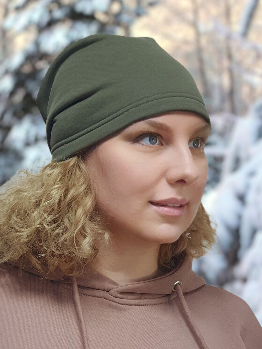 Шапка МИШЕЛЬ хлопковая утепленная