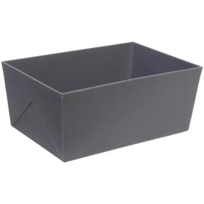 Корзина для хранения с эластичными стенками «ФОРЛИ», цвет серый, 26,5*18,3*11см (лейбл Селфи)