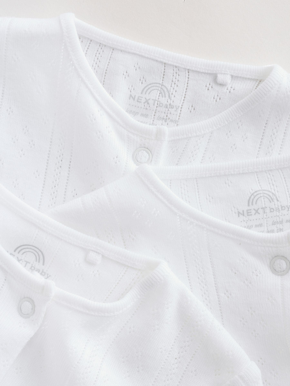 Комбинезон / Cлип для малышей Next H56-458, 3 шт., Белый