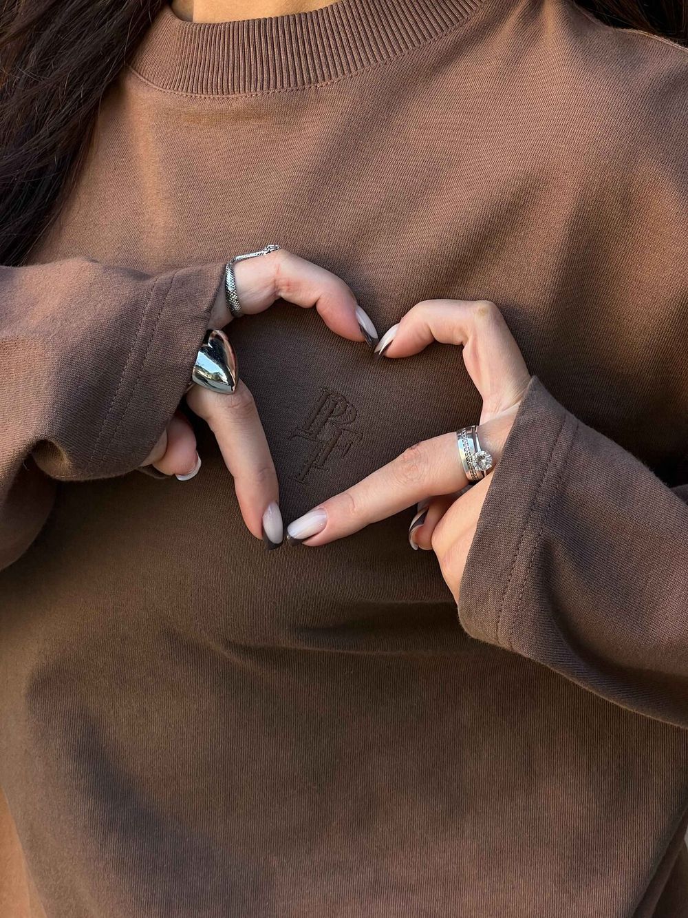 Лонгслив Parfet Basic коричневый