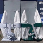 Воздуховод шланг рукав полиуретановый 100 мм армированный проволокой шланг 3 м для аспирации стружкоотсоса и вытяжки