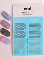 NAILCRUST Трафареты-слайдеры №54 Вязаные узоры
