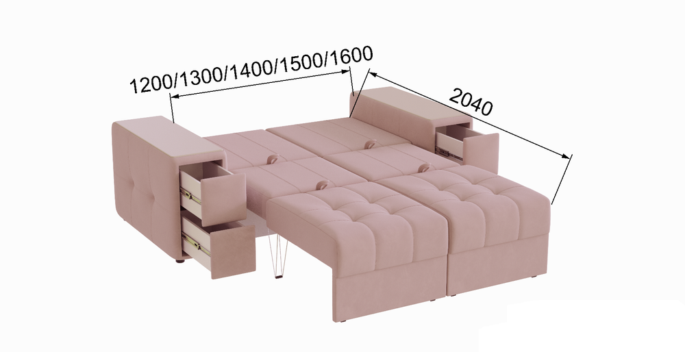 Мини диван Лаурус 2110 мм