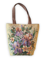 Гобеленовая сумка Весенний букет (39х39х12)