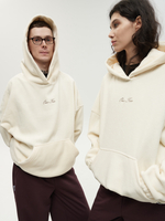 Drawstring Hoodie Cream