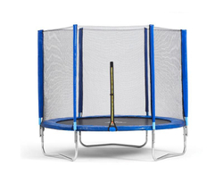 Батут DFC Trampoline Fitness 8 футов (244 см) с внеш. сеткой, син