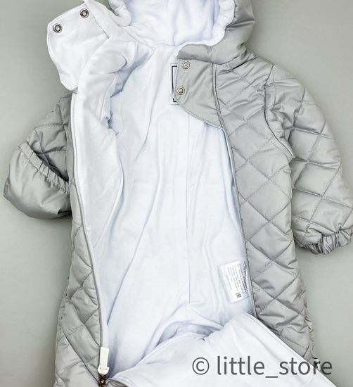 Комбинезон демисезонный "Коди+" Светло-серый