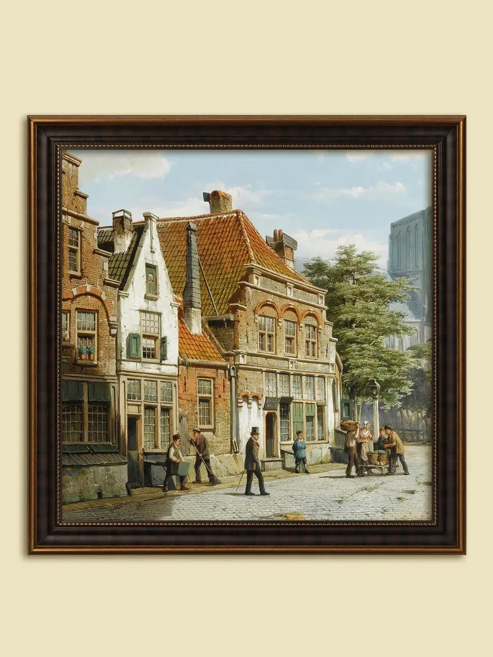 Картина серии "Голландия" настенная для интерьера 46*46 см