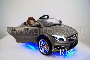 Детский электромобиль River Toys Mercedes-Benz CLA45 серый