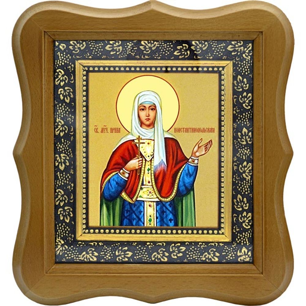 Ирина Константинопольская Святая мученица. Икона на холсте.