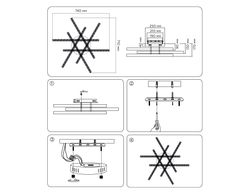 Ambrella Потолочный светодиодный светильник с пультом Original FA8898