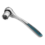 Набор торцевых головок, трещотка 120 зубьев, 1/2", 1/4", CrV, 41 предмет Gross