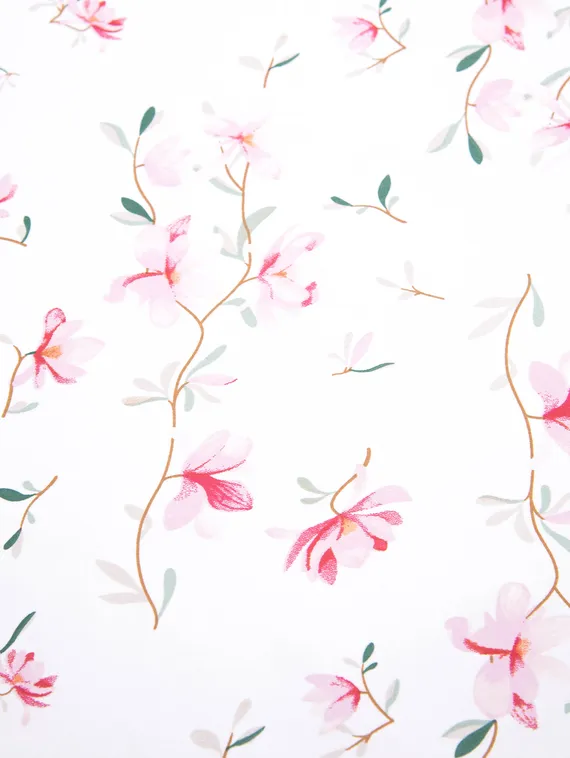 Атлас-стрейч бельевой, магнолия