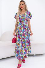 Платье Магия лета (розовый/желтый) Р11-867/20 Nikol (Акция)