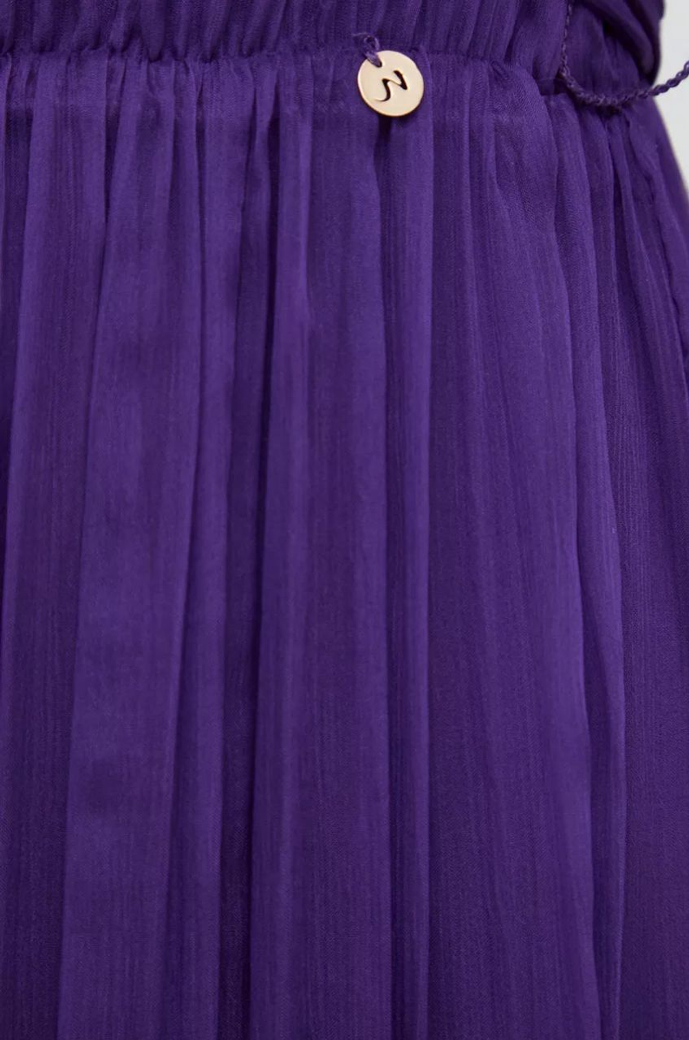 Платье шелк длинное пурпур