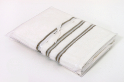 Полотенце 50x100 Devilla Brest Три полоски белое