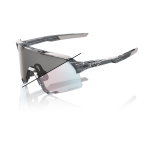 Спортивные очки с диоптриями 100% S3 Polished Translucent Grey - Rose Gold Mirror Photochromic Lens