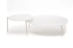 "Тоскана" журнальный столик круглый Ø65, H38,5, цвет белый