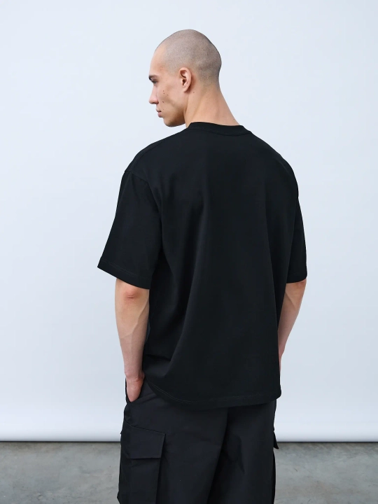 Футболка оверсайз (черный) 190 г