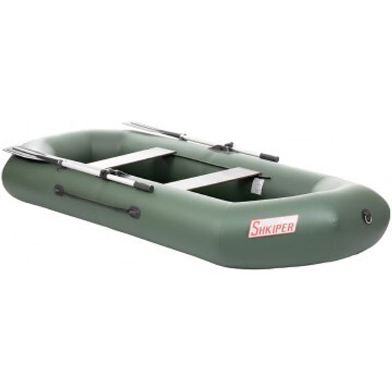 Лодка Тонар Шкипер А280 (надувное дно) (зеленый)