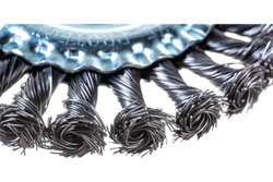 Щетка плоская (125х22.2 мм; витая; сталь 0.5 мм) для УШМ Elitech 1820.073400