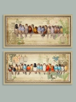 Картина на стену интерьерная 2 шт 42*20 см