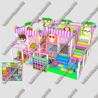 Детский игровой лабиринт "Озорной зайка"