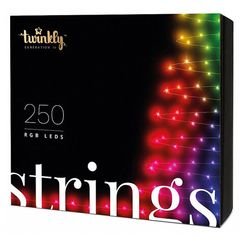 Smart LED гирлянда Twinkly Strings RGB 250 светодиодов (TWS250STP-BEU)