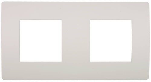 Панель СВЕТОЗАР накладная горизонтальная, 2 гнезда